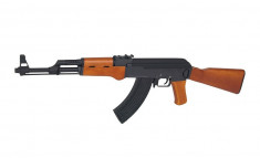 Replica AK47 metal+lemn Cyma AEG arma airsoft pusca pistol aer comprimat sniper shotgun foto