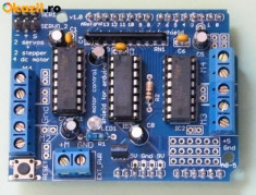 Shield driver L293D pentru motoare curent continuu, pas cu pas, servo Arduino foto