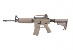 Replica M4A1 TAN full metal CYMA arma airsoft pusca pistol aer comprimat sniper shotgun foto