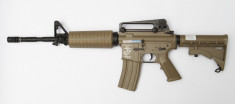 Replica M4A1 TAN HiTorque AimTop arma airsoft pusca pistol aer comprimat sniper shotgun foto