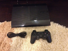 Vand PlayStation 3 Super Slim 500GB + 2 Joystick-uri + FIFA 15 foto