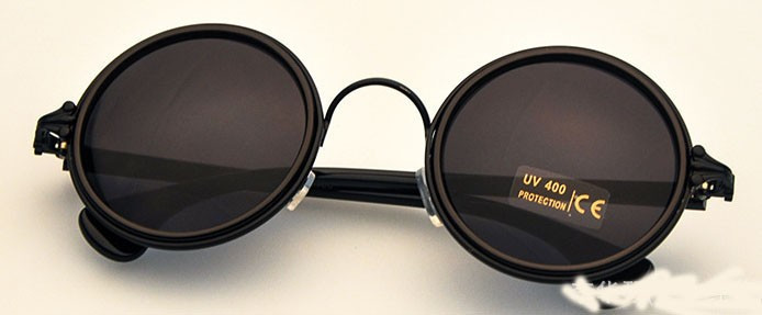 Ochelari de Soare Vintage Rotunzi Retro Chrome Hearts Reflectivi 4Culori,  Unisex, Protectie UV 100% | Okazii.ro