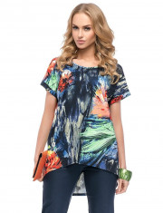 Bluza Tunica - Lady M - art 89500 print multicolor foto