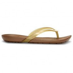 Papuci Crocs Really Sexi Flip Flop (CRC-7205-BRO) foto