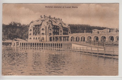 BAIA OCNA, HOTELUL STATULUI SI LACUL HORIA , CIRCULATA JUN.*926 foto