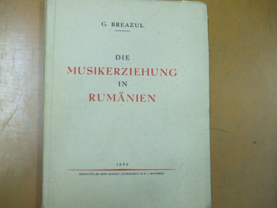 Educatia muzicala in Romania Buc 1936 Breazul Die Musikerziehung in Rumanien 058 foto