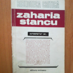 e3 Zaharia Stancu Interpretat - Colectiv