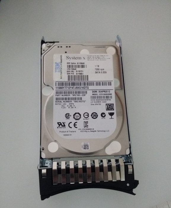 HDD Server SEAGATE Constellation 2 1TB 64MB S-ATA