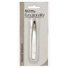 Penseta Inox Royal Slanted Tweezers foto