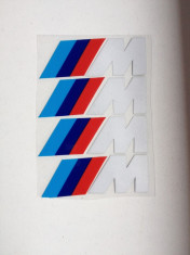 Sticker BMW alb &amp;quot;M&amp;quot; foto