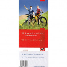 Schubert & Franzke Harta de cicloturism 100 de excursii in jurul Clujului MB01