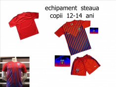 ECHIPAMENTE FOTBAL COPII STEAUA / MARIMI 12-14 ANI,LIVRARE GRATUITA foto