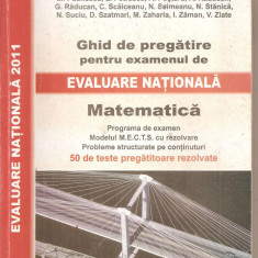 (C5905) MATEMATICA GHID DE PREGATIRE PENTRU EXAMENUL DE EVALUARE NATIONALA, 2010