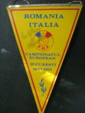 Romania - Italia 16 aprilie 1983 Campionatul European / fanion