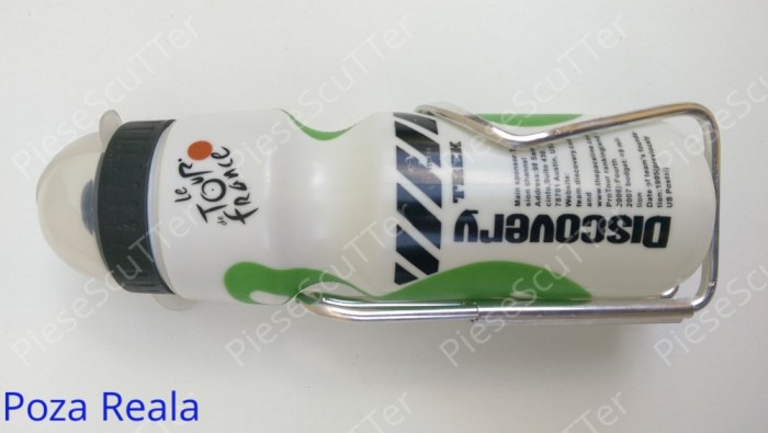 Bidon apa bicicleta + Suport aliminiu Bidon apa bicicleta + Suport aliminiu