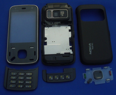 Carcasa Nokia N86 neagra,noua,completa foto