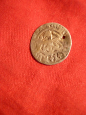 Moneda Medievala Polonia 1519 ,argint , gaurita , d.=1,6 cm foto