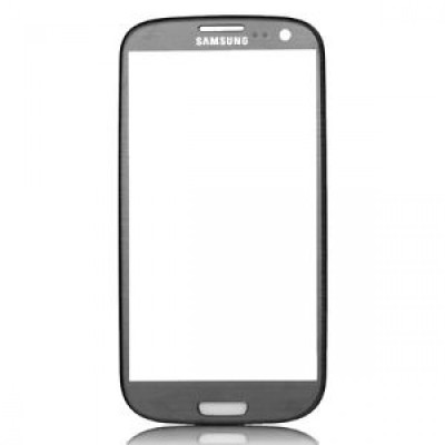 Geam Sticla glass Samsung s3 i9300 i9305 gri foto