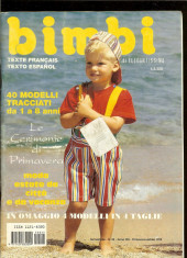 Revista BIMBI, moda copii, primavara-vara 1995, inclusiv tipare foto