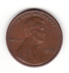 U.S.A. 1 cent 1978 foto