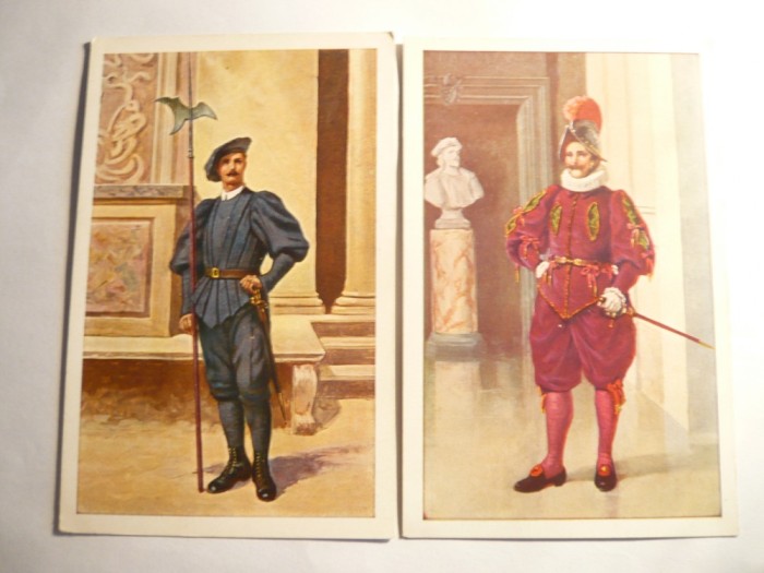 Set 2 Ilustrate -Garda Elvetiana a Vatican - Uniforme