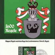 1411 - Lichtenstein 1981 - carte maxima