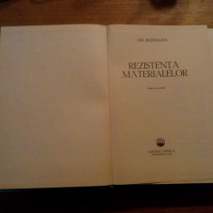 REZISTENTA MATERIALELOR - Gh. Buzdugan - editia XI revizuita, 1980, 742 p.