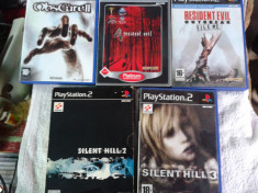 VAND JOCURI DE COLECTIE,PS2,playstation 2 ,seria HORROR,pret la pachet 5 bucati foto