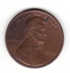 U.S.A. 1 cent 1979 foto