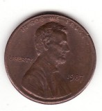 U.S.A. 1 cent 1987, America de Nord