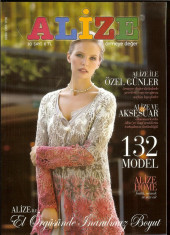 Revista ALIZE (lb. turca) cu 132 modele, tipare si explicatii in limba engleza foto