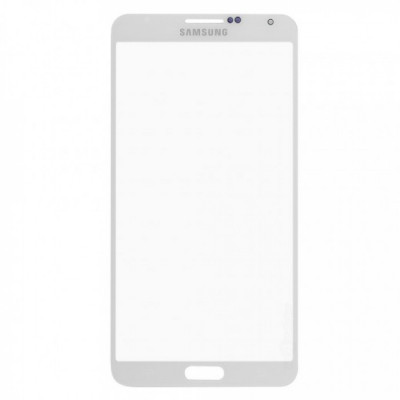 Geam Sticla Glass Samsung note 3 N9000 alb foto