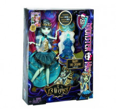 Papusa Monster High - Frankie Stein 13 Wishes Party foto
