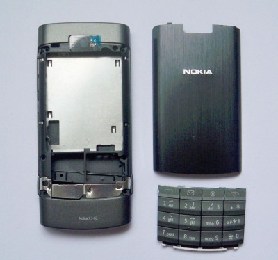 Carcasa Nokia X3-02 noua completa / PRODUS ORIGINAL foto