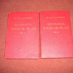 Antologia poetilor de azi - Ion Pillat si Perpessicius (2 volume) - 1925