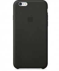 Apple Iphone 6 6s Husa PIELE NEAGRA- ORIGINALA foto