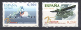 SPANIA 2002, Aviatie, serie neuzată, MNH, Nestampilat