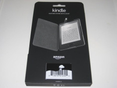 Husa Kindle 6&amp;quot; cu Lumina (Kindle 4,5) -Originala Amazon - Noua - Piele naturala foto