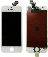 DISPLAY LCD FATA IPHONE 5 - ALB - GEAM TOUCHSCREEN - NOU - CEL MAI MIC PRET !!! foto