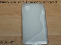 Husa Silicon Pentru LG Nexus 5 Transparent foto