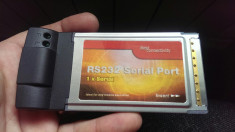 Adaptor serial PCMCIA RS232 foto
