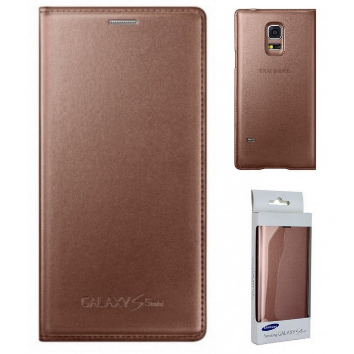 Husa Flip Cover Samsung Galaxy S5 Mini SM-G800F maro ORIGINALA, Piele  Ecologica | Okazii.ro