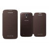 Husa flip cover Samsung Galaxy S4 i9500 i9505 maro ORIGINALA, Alt model telefon Samsung, Cu clapeta