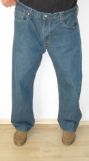 Blugi Originali Levi`s 569 LOOSE - W 42 L 30 - Clasici | Talie 107 / Lungime 106 foto