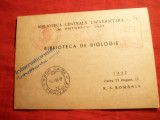 Carte Postala ,francatura mecanica rosie ,stamp. Universitate Frankfurt&#039;76