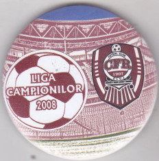 Insigna CFR Cluj Liga Campionilor 2008 foto