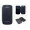 Husa Flip Cover Samsung Galaxy S3 Mini i8190 albastra ORIGINALA