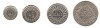 SV * Suriname LOT 10 - 25 - 100 - 250 CENT 2012 * XF+ / AUNC, America Centrala si de Sud, Nichel
