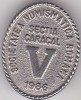 Insigna Societatea Numismatica Romana 1986 , Sectia Caracal