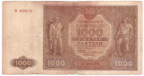 POLONIA 1000 ZLOTI 1946 U